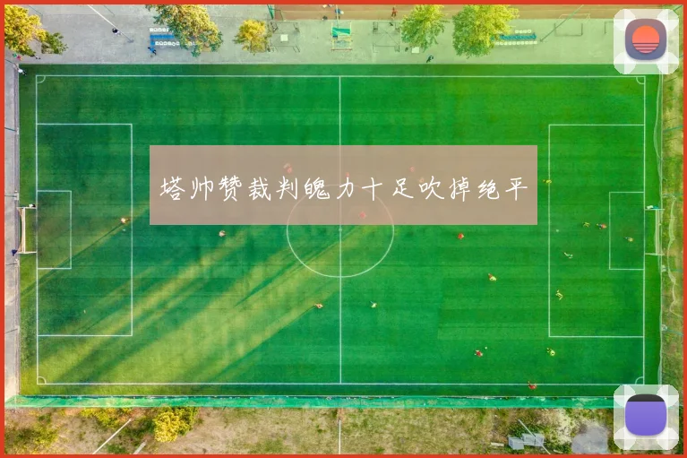 塔帅赞裁判魄力十足吹掉绝平
