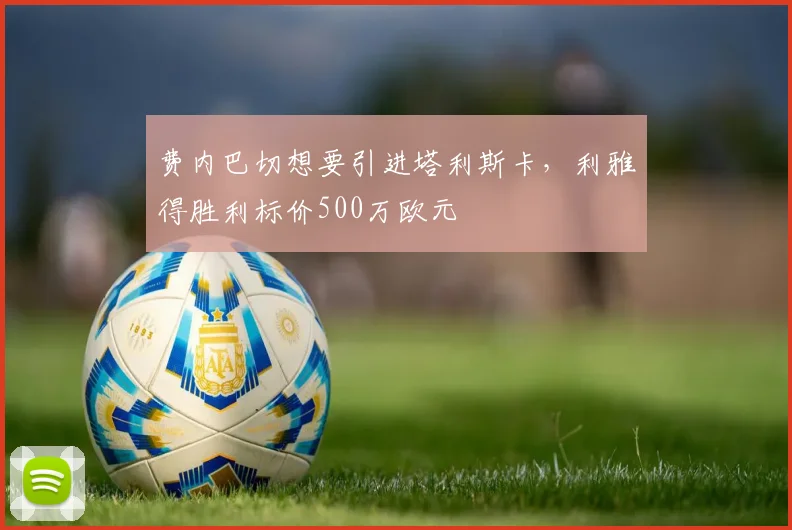 费内巴切想要引进塔利斯卡，利雅得胜利标价500万欧元